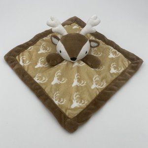 Levtex Baby Deer Buck Reindeer Lovie Lovey Security Blanket Stuffed Animal Plush